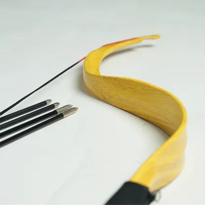 Adult hunting wooden traditional longbow
