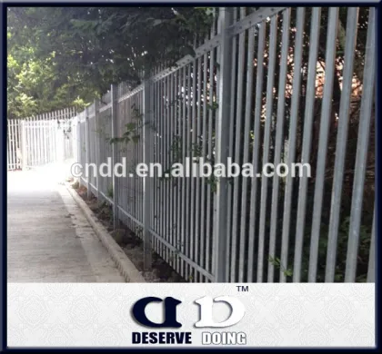D and W PVC palisade fencing system