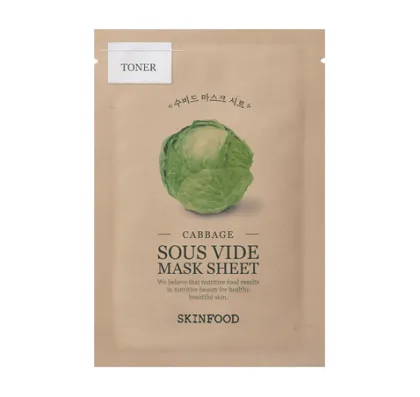 Skin Food Broccoli Sous Vide Mask Sheet for Korean Cosmetics and Facial Skin Care