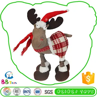 Most Popular Factory Price Cute Plush Toy Wholesale Christmas Decorations