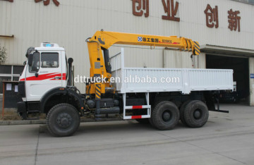 BEIBEN 6x6 Truck mounted 10Ton telescopic boom crane