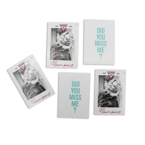 Clothing good quality paper tag wholesale
