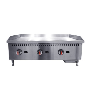 Chefmax Industrial Stainless Steel Gas Grill Griddle for Commercial Kitchens
