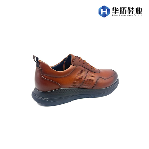 Вневременная британская мужская повседневная кожаная обувь