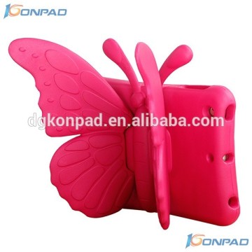 Butterfly Cartoon case for tablet, Shockproof Cover with Stand for iPad air 2