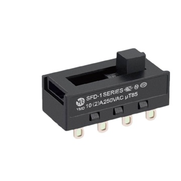 DPTT switch Mini Vertical Slide Switch for hair dryer