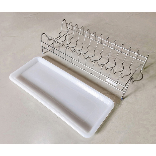 Compact Dish Rack With Tray