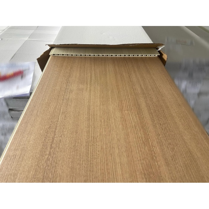 Tấm tường WPC Bề mặt tường có rãnh Cấu trúc chịu tải nặng Không phát thải Formaldehyde Màu sắc