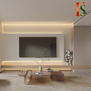 High End Custom Decorative TV Background Cabinet