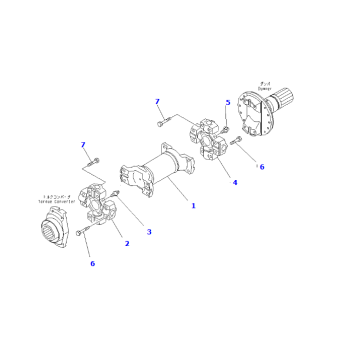 WA600-6 426-20-31121 DRIVE SHAFT ASS'Y