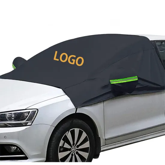 Affordable 190T Polyester Anti-Theft Foldable Half Car Windshield Elastic Cover