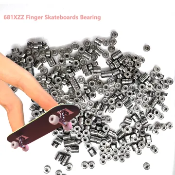 ABEC Fingerboard Wheels Bearings 681XZZ 1.5*4*2mm Miniature Ball Bearings for Finger Board