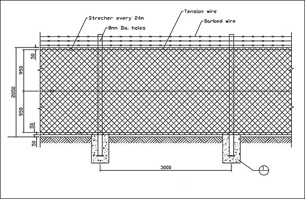 chain link fence 15 png.
