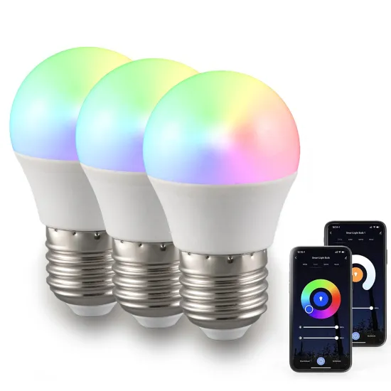 Wi-Fi Enabled LED Smart Bulb G45 RGB CCT Globe: 5W, 400lm with App Control