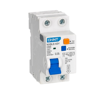 CHINT NXBLE 63Y Residual Current Operated Circuit Breaker with Overload and Short Circuit Protection