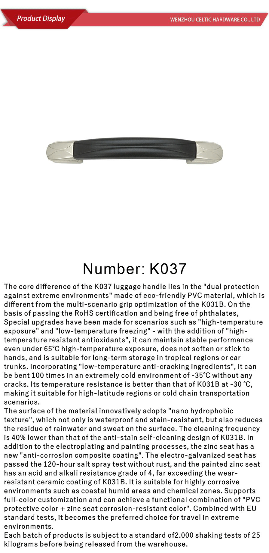Soft handle series-xiangqing1-K037
