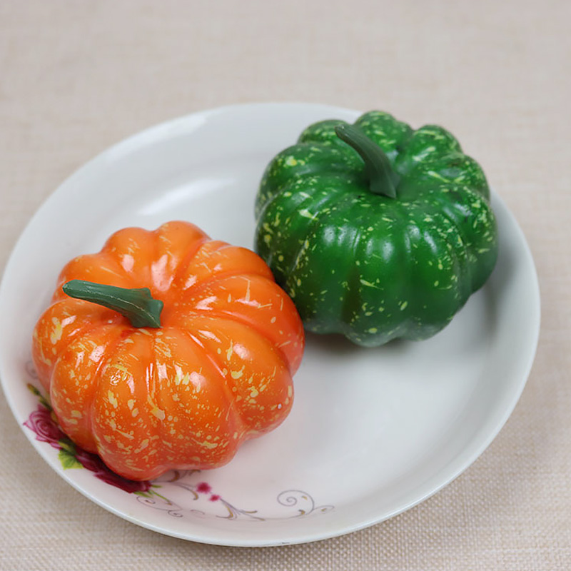 Simulation Vegetables Pumpkin Model Artificial Fruit Hotel Home Decoration Teaching Props Halloween Party Decorations