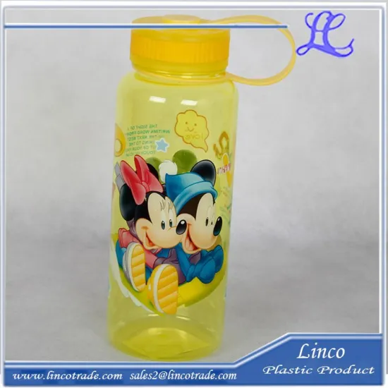 700ml Cartoon Pattern Plastic Water Bottle For Kids