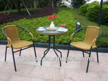 leisure rattan table and chair
