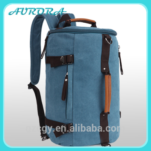 Aurora Popular Canvas Duffle Bag Convert To A Backpack From A Shoulder
