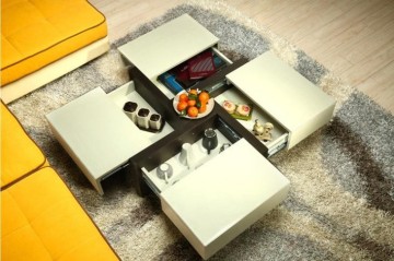 Mutifunctional living room modern tea table