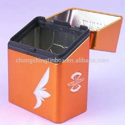 cigarette pack tin box, tin cigarette box