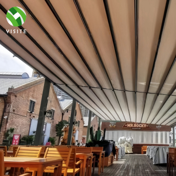 Luxury Modern Outdoor Aluminium Pergola with Waterproof PVC Roof