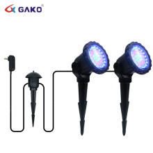 مستشعر الصور RGB Pond Garden Spothlight LED مصباح