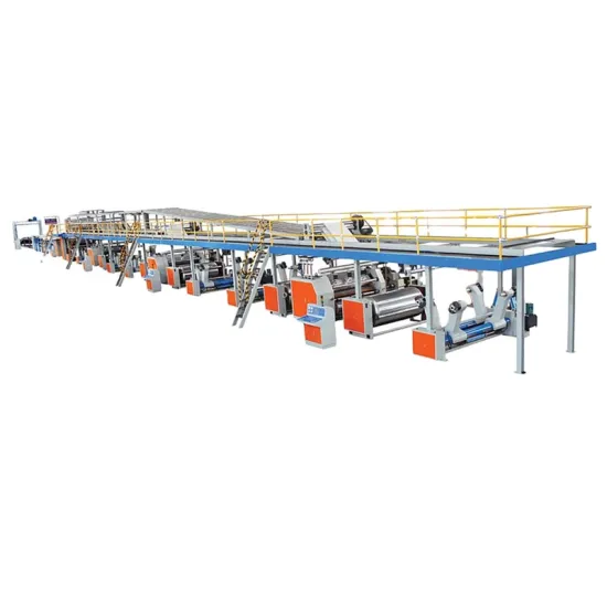 Double Corrugated Cardboard Production Line for Economic Lower Speed 5 Layer Flute