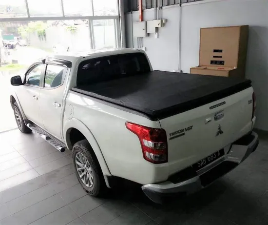 Soft Tri-Fold Tonneau Cover for Vigo Revo Rocco, Isuzu D-Max, Nissan Navara NP300, Ford Ranger, BT50 Pickup