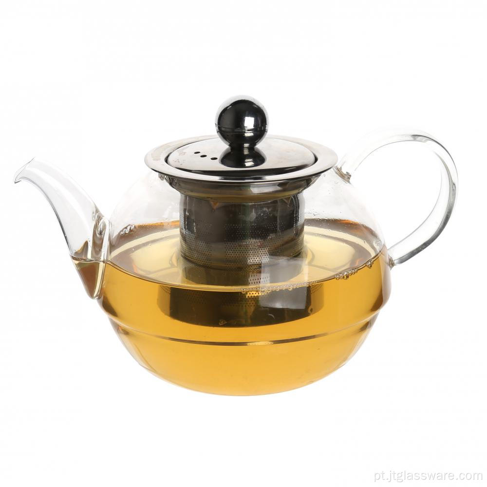 Conjunto de chá florido de venda quente Chikao Glass Bule