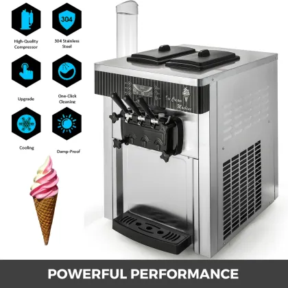 Small Icy Soft Serve Ice Cream Machine