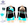 Young Girls Cheerleading Uniforms With Pleated Skirt