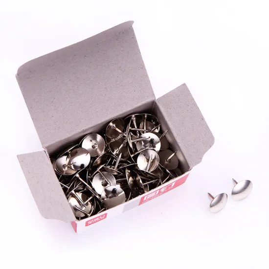 High Quality 2Packs Metal Round Thumb Tacks for Office and School Use