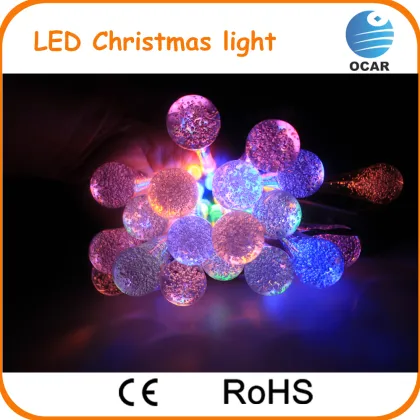 waterproof holiday lighting led rain drop string light