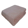 Couverture en molleton de velours corail