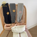 Leggings de girassol, macacão, meias com lã grossa