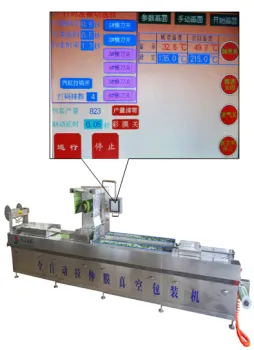 DLZ 320 automatic stretch film vacuum packing machine