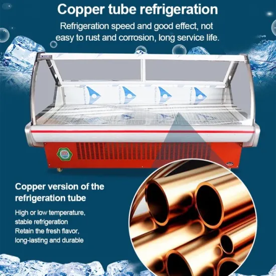 Meat Freezer Refrigerator Showcase Meat Cold Storage-Prepared Food Display Cabinet