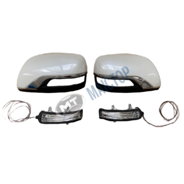 MAICTOP Car Exterior Accessories Mirror Cover for Land Cruiser FJ200 LC200 2016 Side Mirror Cover with Light