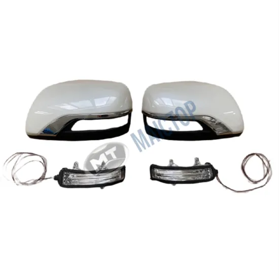 MAICTOP Car Exterior Accessories Mirror Cover for Land Cruiser FJ200 LC200 2016 Side Mirror Cover with Light