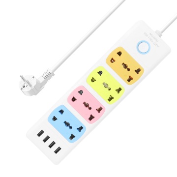 Evrensel Güç Soketi USB Güç Şeridi - 8 Outlet Uzatma Kartı