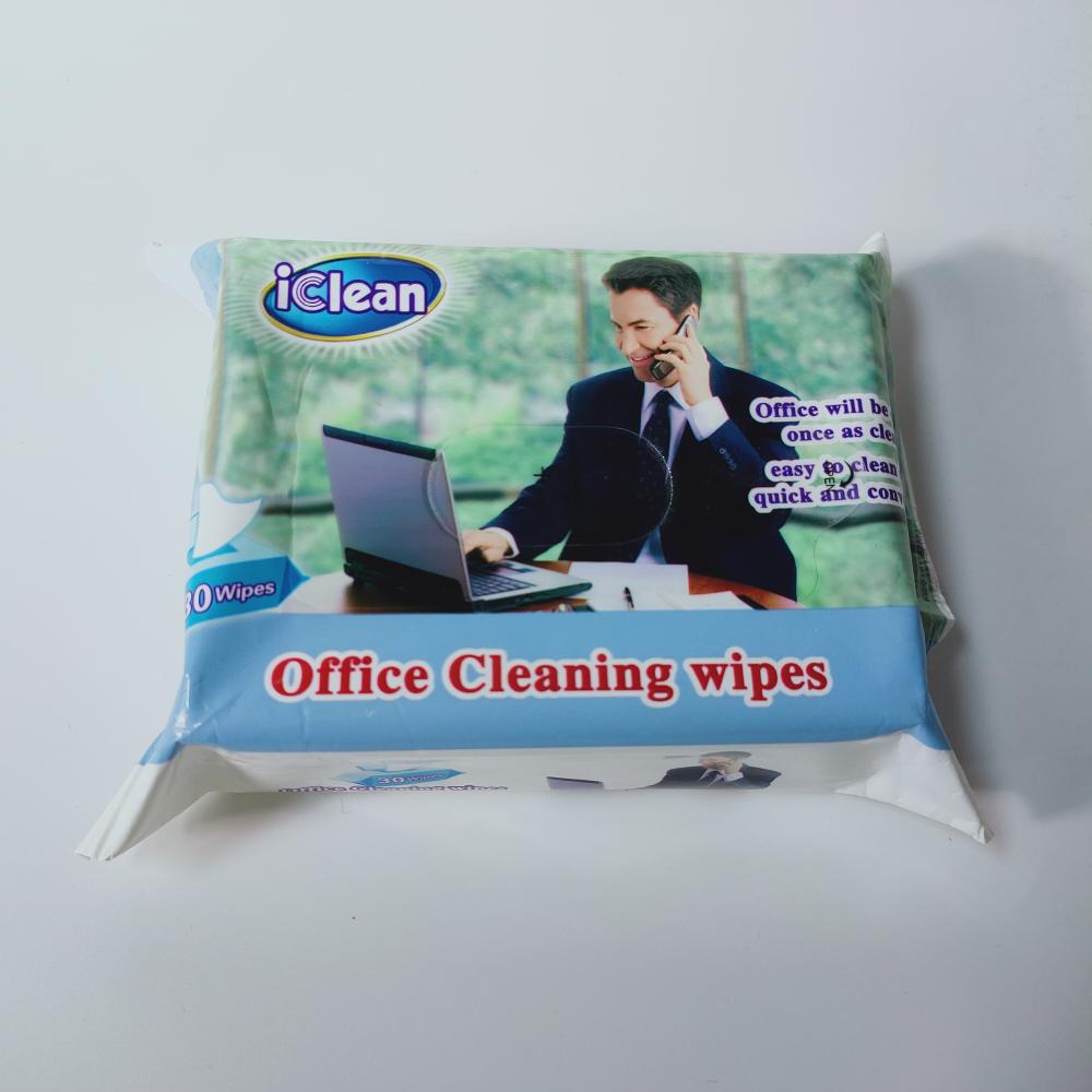 Lingettes de nettoyage de bureau non tissées à usage unique