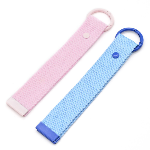Embroidered Canvas Webbing Keychain