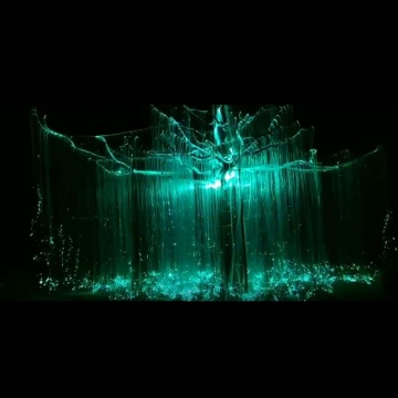 LED Fiber Optic Light Tree Garden Landscape Lighting