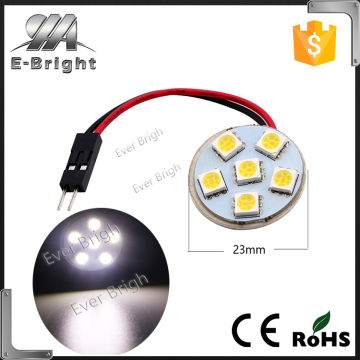 5050 6SMD 120LM instrument light roof top reading lights for cars