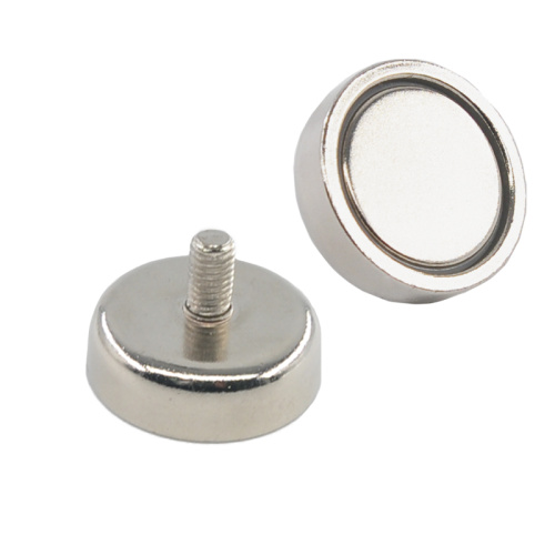 Magnetic Round Base with outside thread rods