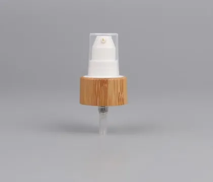 24mm 28mm Bamboo Plastic Cream lotion pump