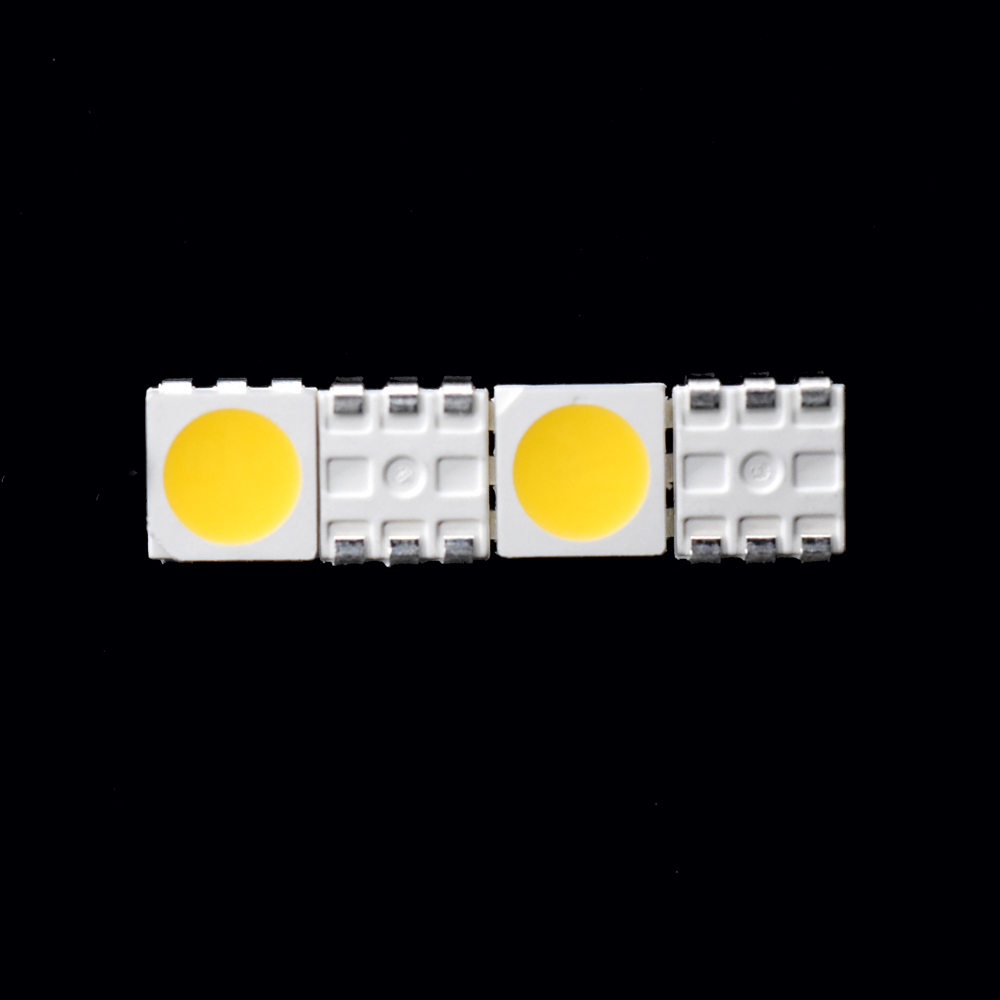 50 pièces smd LED 5050 3-Chip blanc chaud power-chaud-blanc smds LED white smt 
