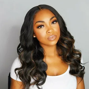 cheap human wigs 13x6 transparent hd lace frontal wig bodywave highlight lace front human hair wig